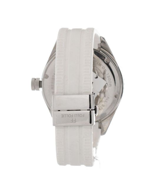 Folli Follie Pink White Silicone Watch