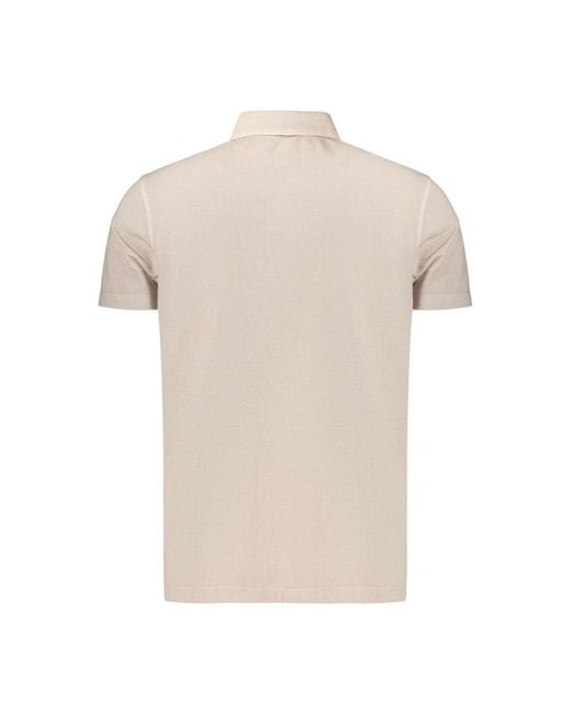 Refrigiwear Natural Beige Cotton Men's Polo Shirt for men