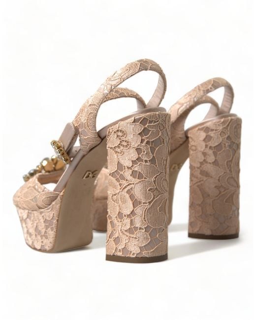Dolce & Gabbana Multicolor Elegant Platform Heels