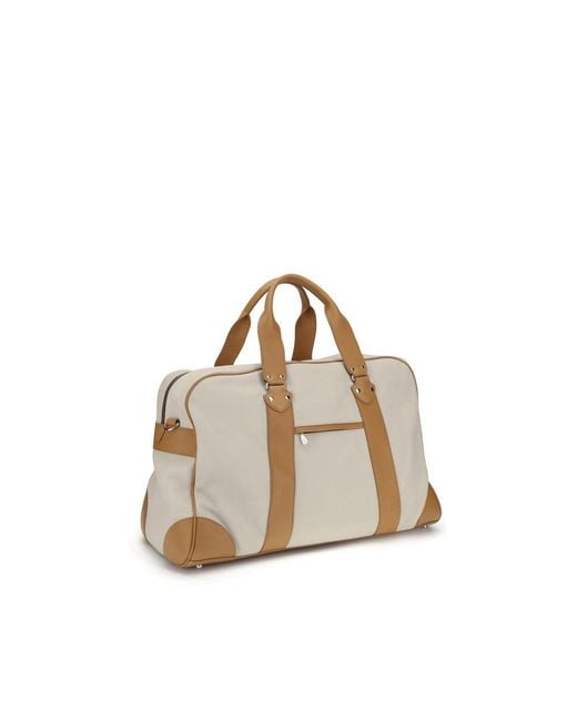 Brunello Cucinelli Natural Street Travel Bag for men