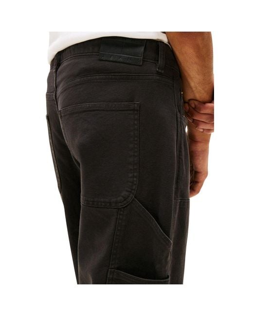 Tommy Hilfiger Black Organic Cotton Casual Pants for men