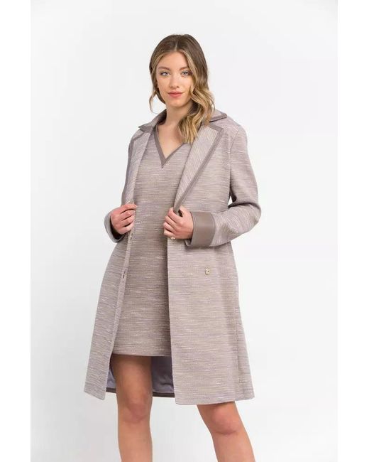 Trussardi Multicolor B Camel Jackets & Coat