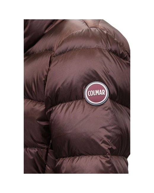Colmar Brown Polyamide Full-Length Jacket