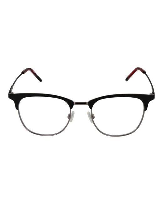 Boss Brown Black Stainless Steel Glasses (frames) for men