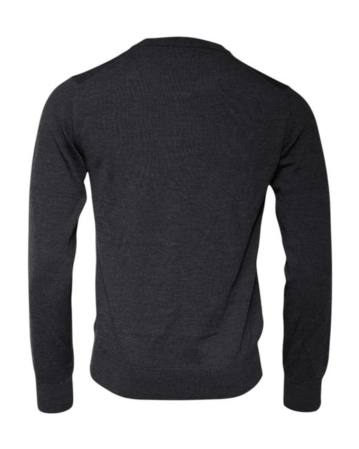 Dolce & Gabbana Blue Dg Logo Crew Neck Pullover Sweater for men