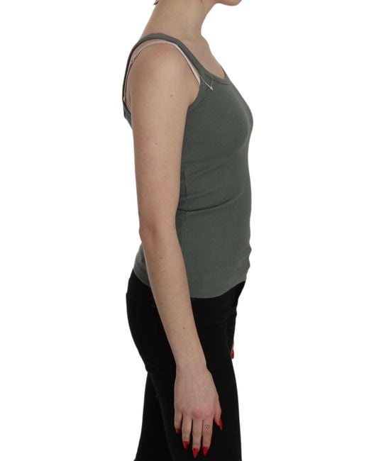 Pink Memories Black Spaghetti Strap Slim Fit Casual Tank Top Blouse