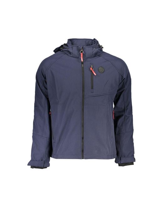 Gianmarco Venturi Blue Polyester Men's Jacket for men