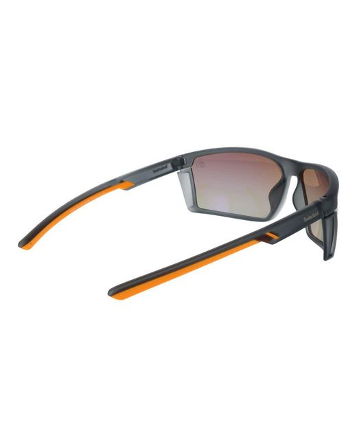 Timberland Gray Plastic Sunglasses for men