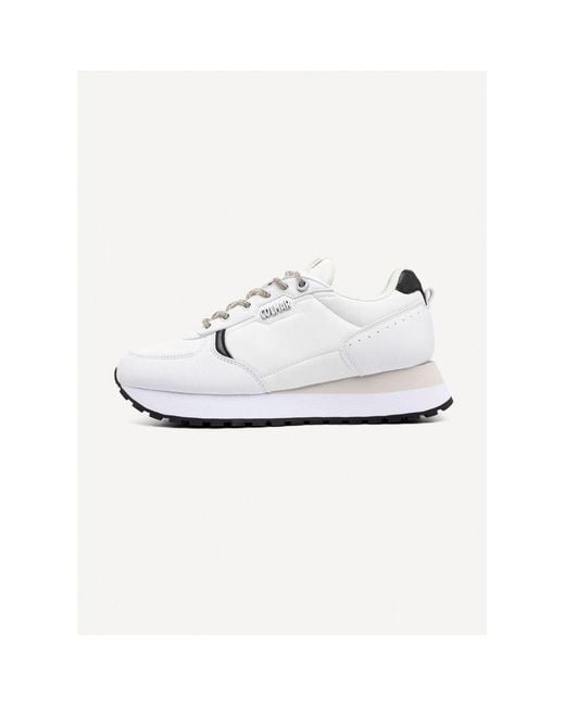 Colmar Black And White Polyethylene Athletic Sneakers