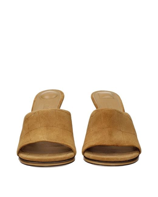 Jacquemus Brown Suede Sandals/Camel