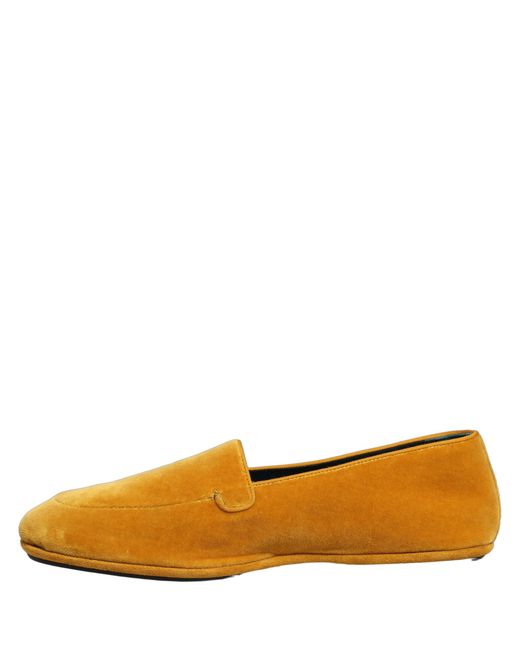 Dolce & Gabbana Brown Yellow Velvet Slip On Men Dress Loafers Shoes for men