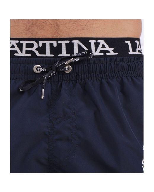 La Martina Blue Polyester Swimwear for men