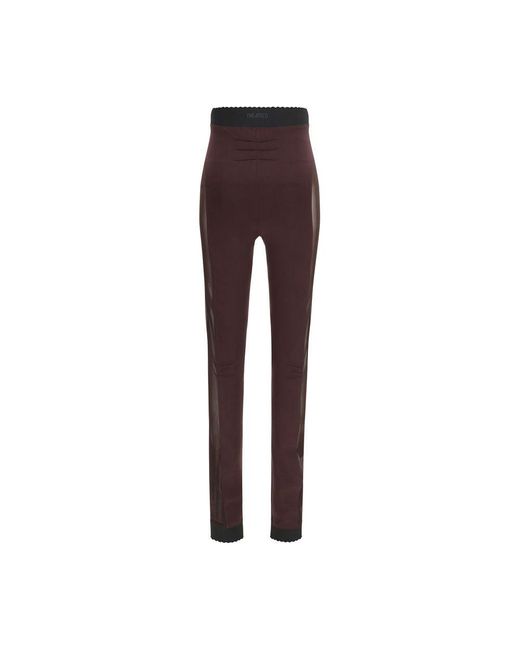 The Attico Purple Viscose Leggings
