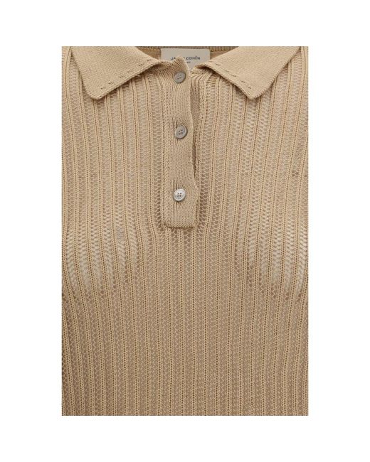 Jacob Cohen Natural Cotton Polo Shirt