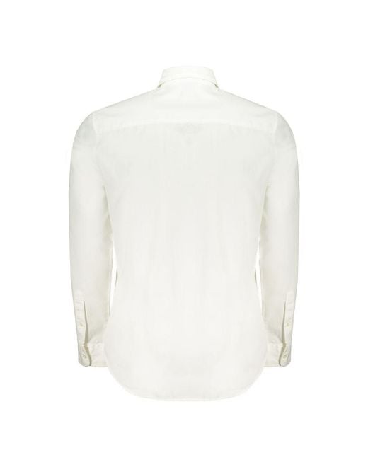 North Sails White Cotton Men Shirt for men