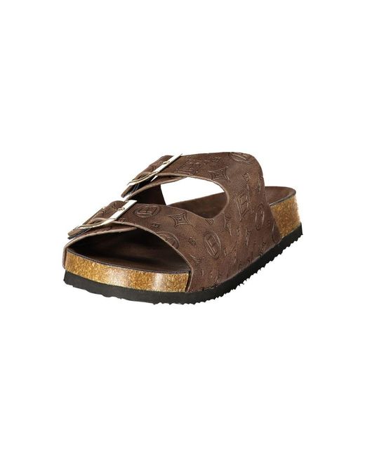 Laura Biagiotti Brown Polyurethane 's Sandal