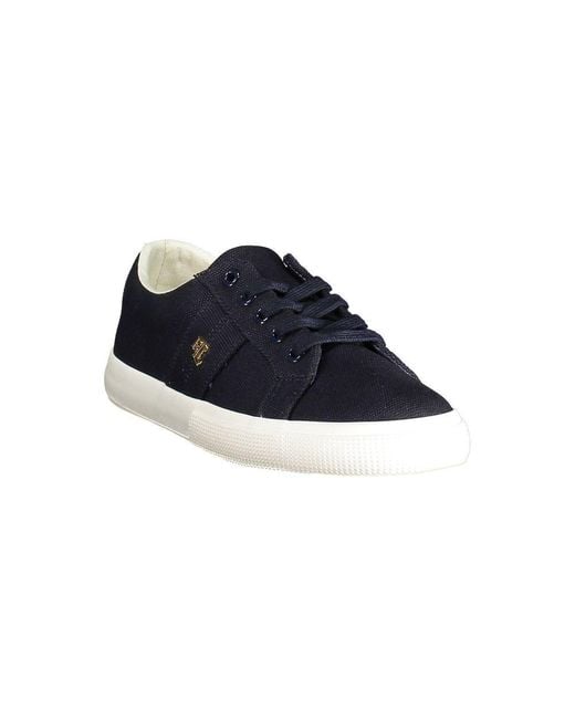 Ralph Lauren Blue Cotton Sneaker