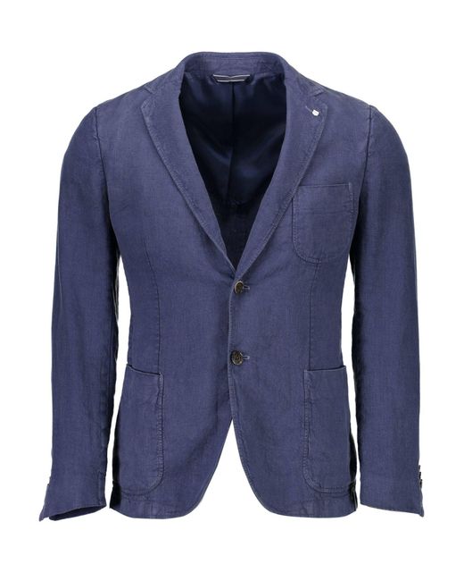 Gant Blue Linen Jacket for men