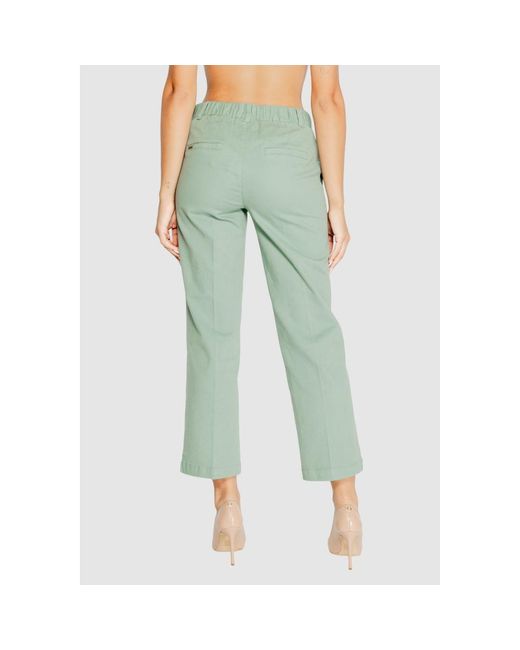 Street One Green Turquoise Cotton Jeans & Pant