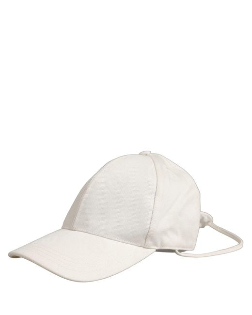 Dolce & Gabbana Natural Men White Cotton Stretch Baseball Capello Hat for men