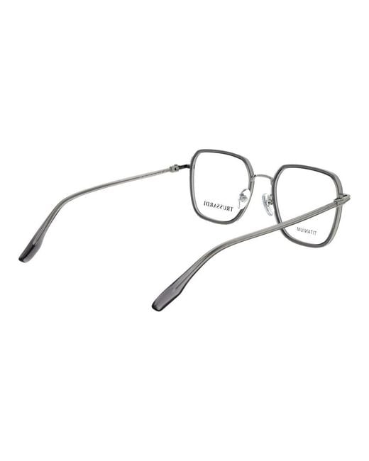 Trussardi Metallic Gray Titanium Glasses (frames)