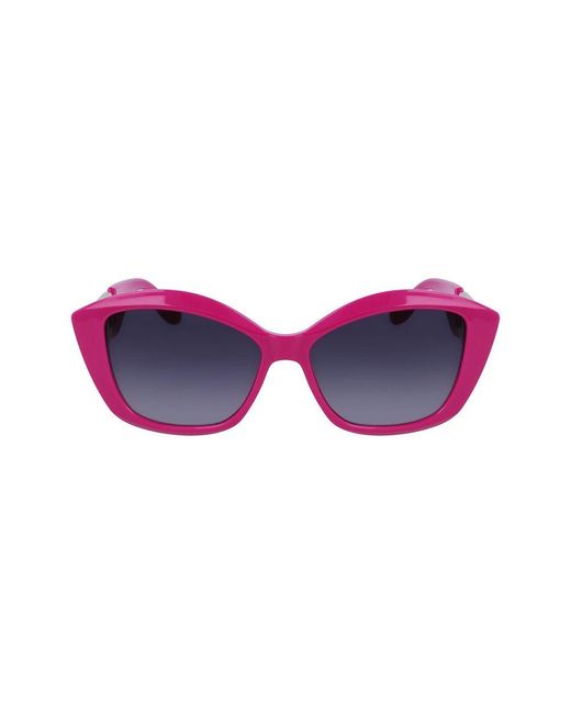 Karl Lagerfeld Purple Injected Sunglasses