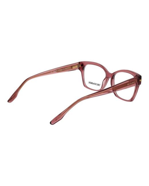 Trussardi Brown Pink Acetate Glasses (frames)