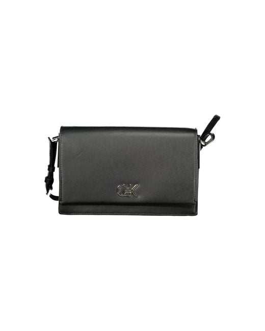 Calvin Klein Black Polyester Bag