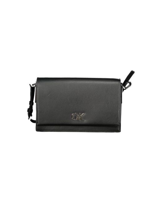 Calvin Klein Black Polyester Handbag