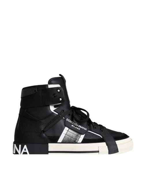 Dolce and gabbana high top sneakers hotsell