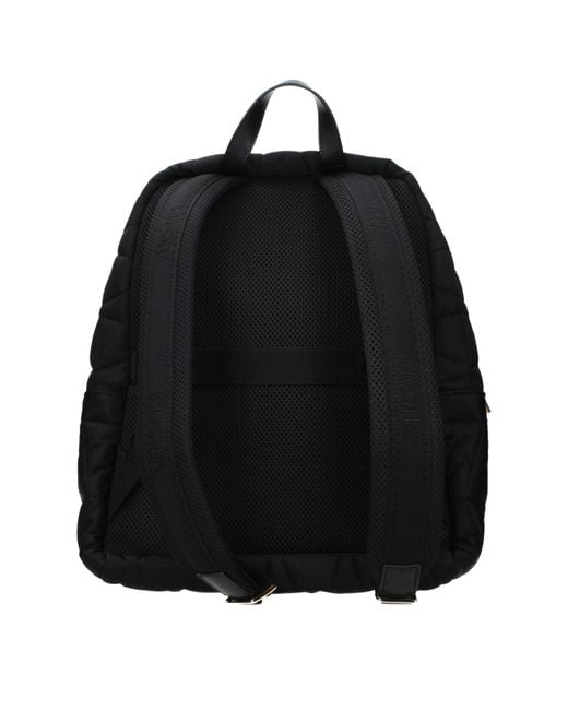 Versace Black Fabric Backpack for men