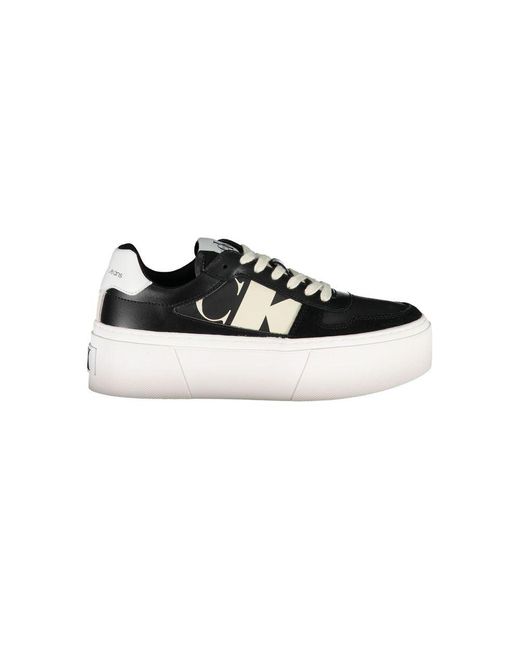 Calvin Klein Black Polyester Sneaker