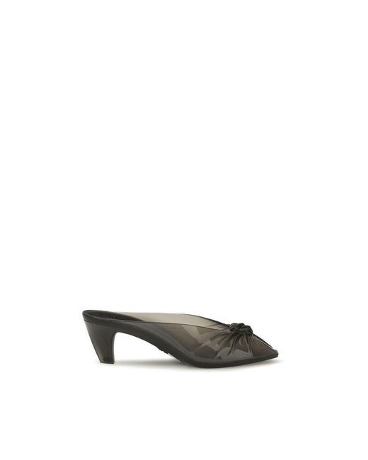 Chloé Gray Rubber Mules