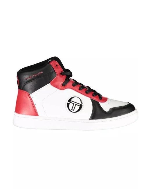 Sergio Tacchini Red White Polyester Sneaker for men