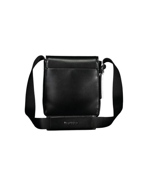 Calvin Klein Black Sleek Shoulder Bag With Logo Detail for men