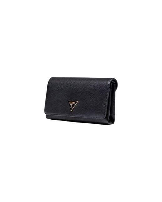 Guess Black Polyethylene Clutch Bag