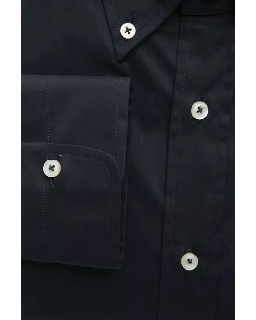 Robert Friedman Black Cotton Shirt for men