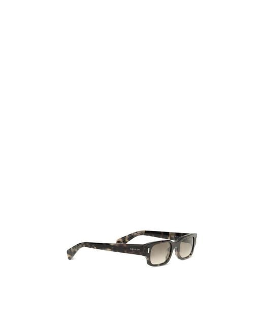 McQueen Metallic Brown Acetate Sunglasses