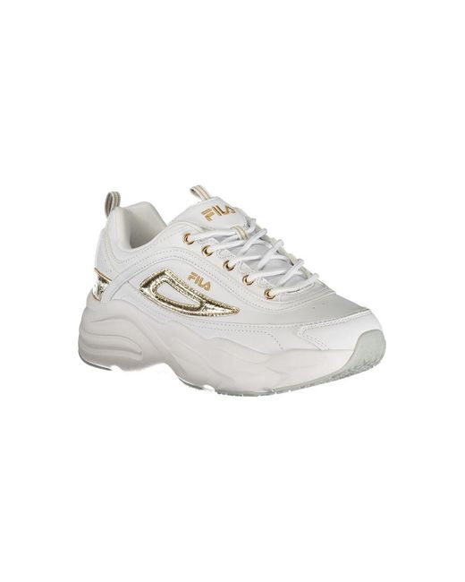 Fila White Polyester Sneaker