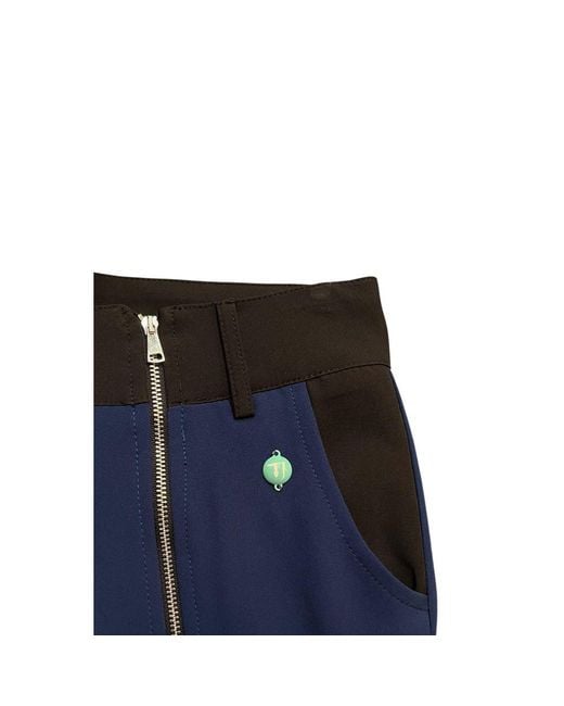 Trussardi Blue Polyester Pant