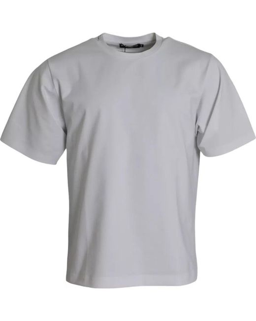 Dolce & Gabbana Gray T-Shirts for men