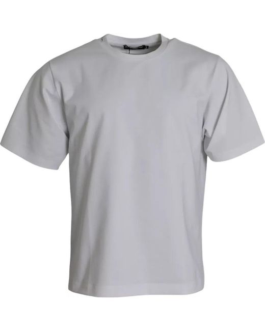 Dolce & Gabbana Gray T-Shirts for men