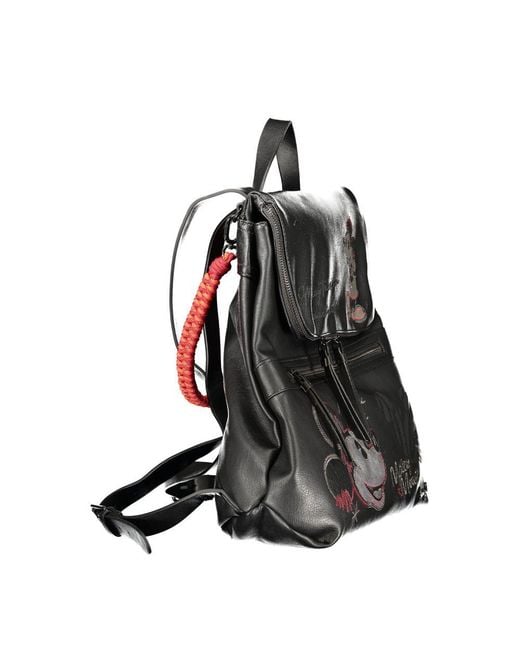 Desigual Gray Nero Polyurethane 's Backpack