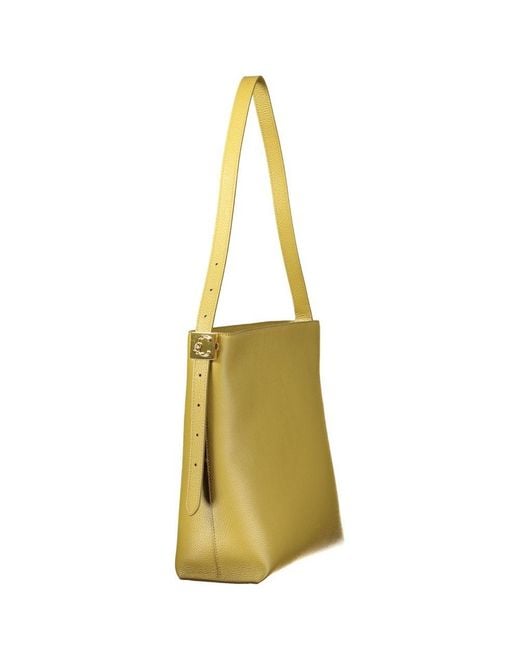 Coccinelle Yellow Verde Leather S Bag