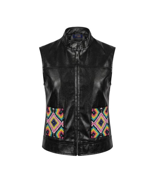 Trussardi Black Polyester Jacket