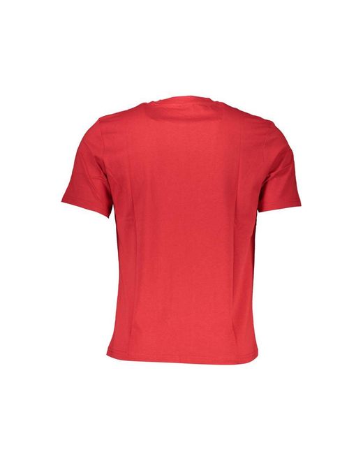 North Sails Red Cotton T-Shirt for men