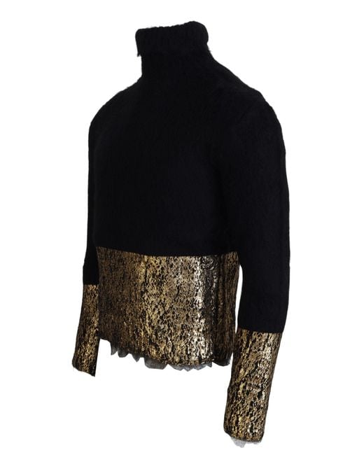 Dolce & Gabbana Blue Turtlenecks for men