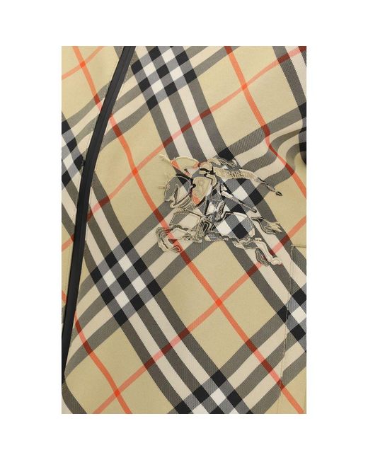 Burberry White Beige Polyester Full