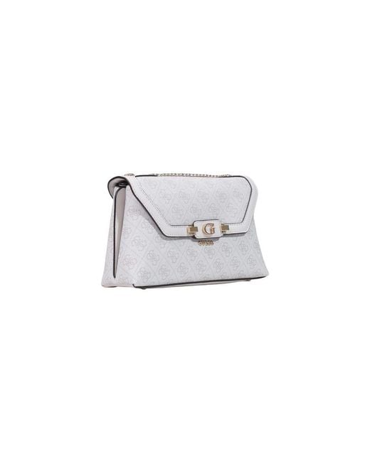 Guess White Polyethylene Handbag
