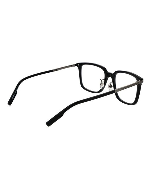 Zegna Black Acetate Glasses (Frames) for men